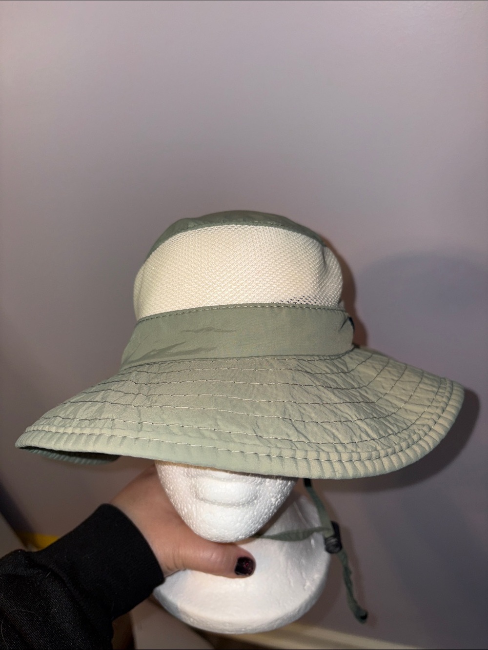DPC (Dorfman Pacific Co) Khaki Green Bucket Hat Outdoor Fishing size S